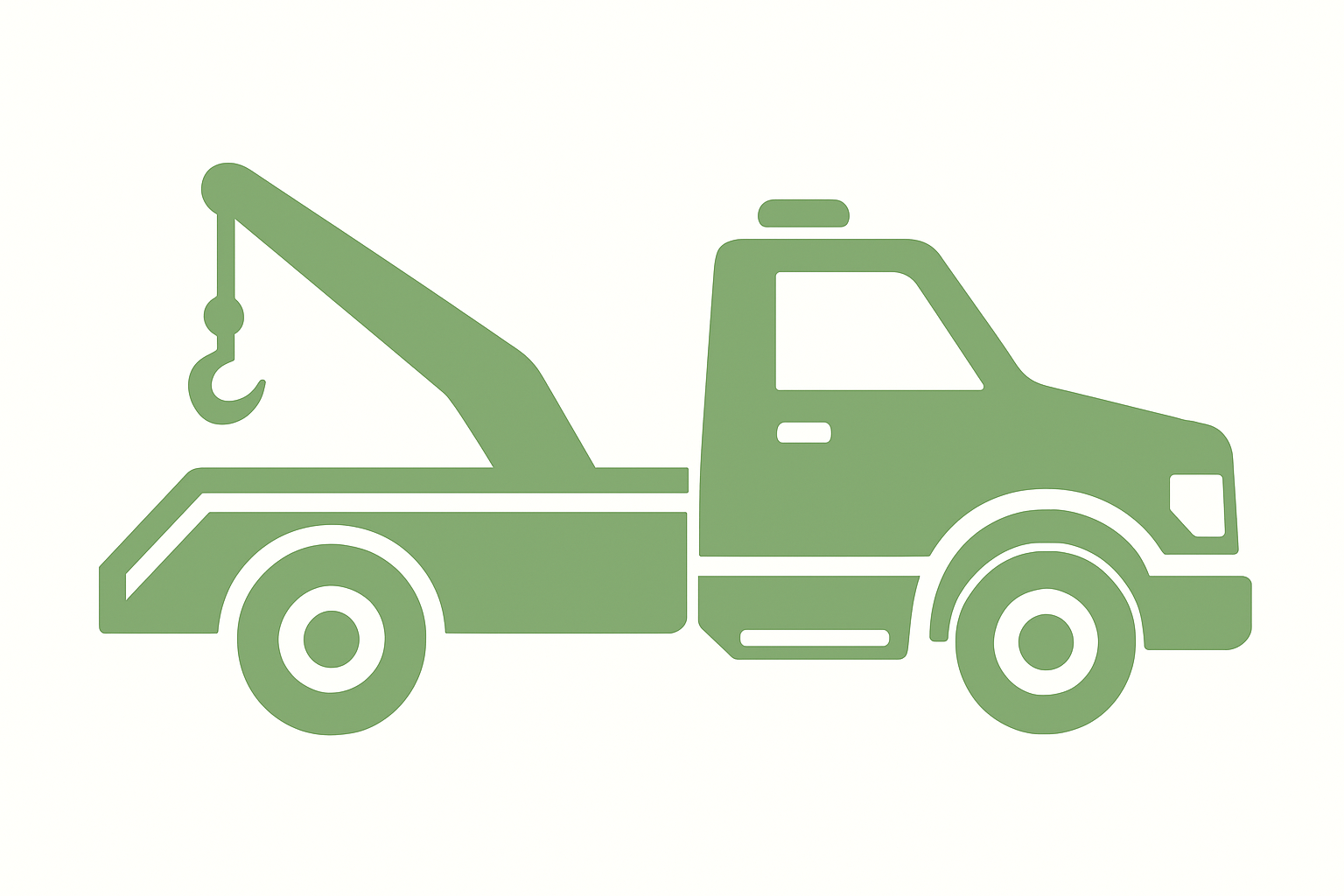 Graphic of a tow truck | St Marys Auto Body